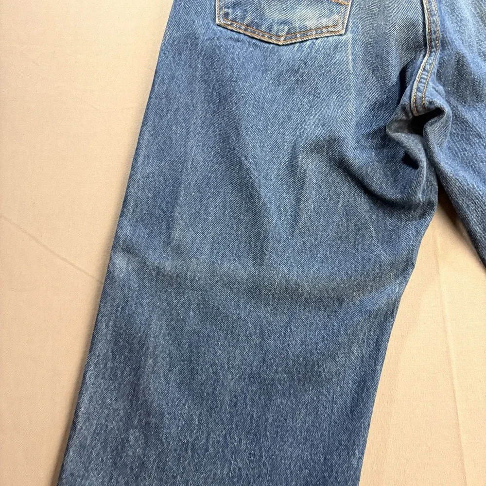 Dickies Jeans Mens 38x30 Blue Denim Relaxed Fit Straight Leg Work Pants